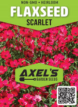 Load image into Gallery viewer, Flax Seeds - Scarlet Linum
