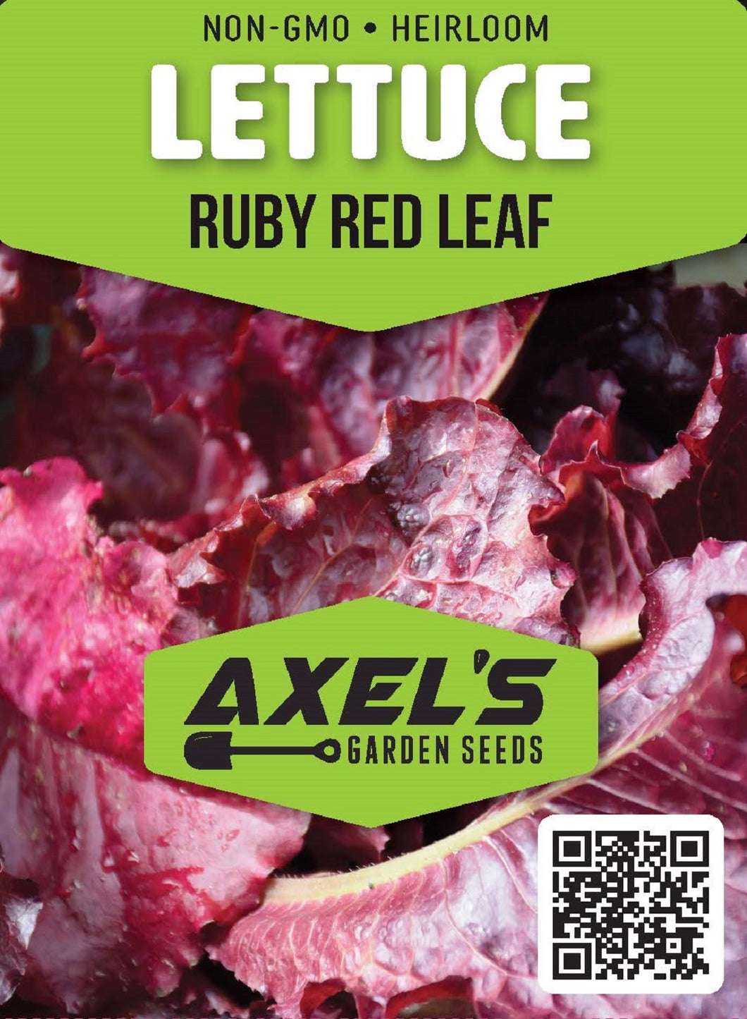 Lettuce Seeds - Ruby Red Leaf